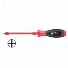 Wiha Softfinish® Phillips Screw-Holding Screwdriver - Clamping Sleeve Holds the Screw - PH2 - 32405